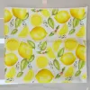 Bahia Fresh Lemon Digital Print Tea Towel Guest Bedroom Tea Room Cleaning Towel 40*60cm Soft Kitchen Rag Specification image